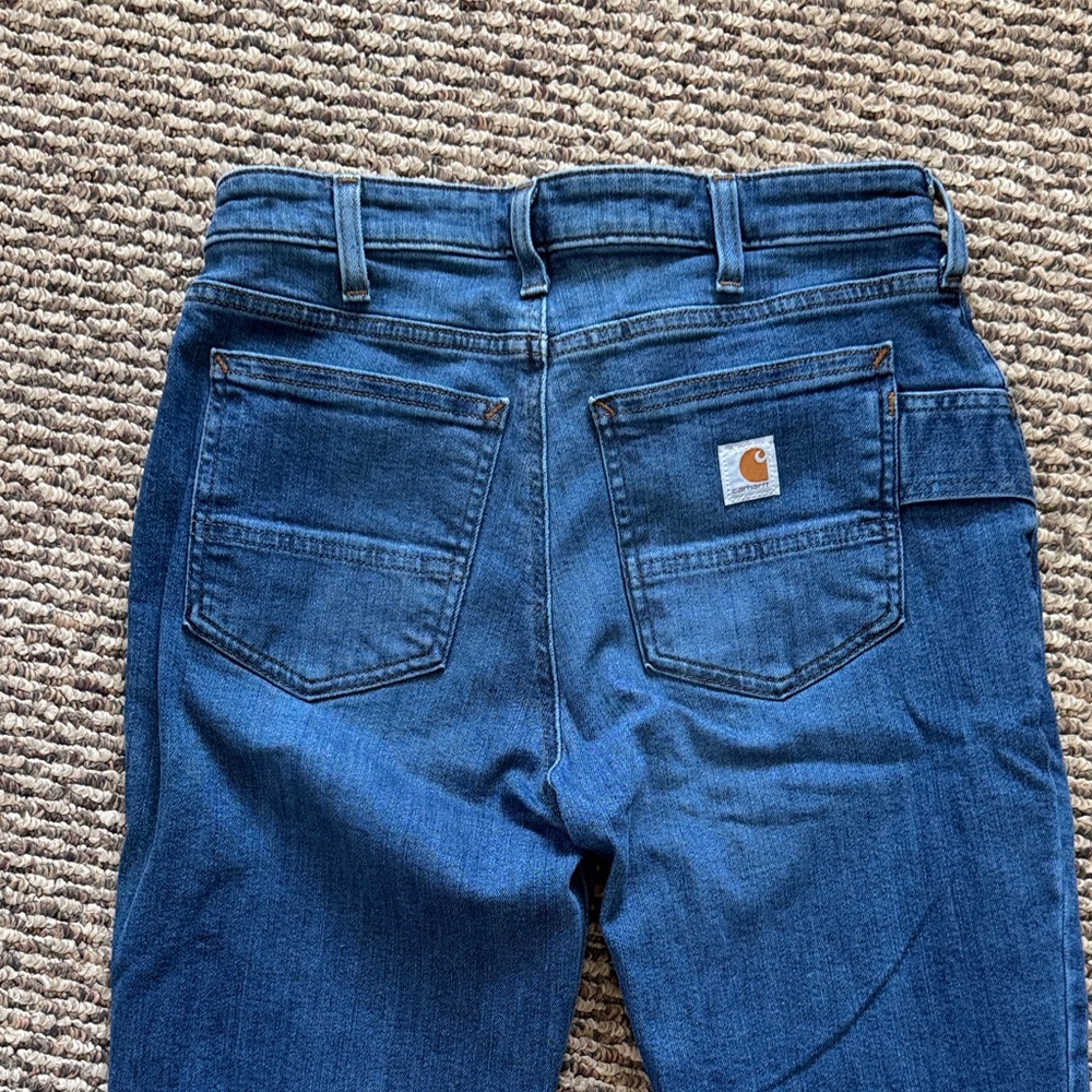 Carhartt Blue Denim straight Utility Jeans - Picture 4 of 4